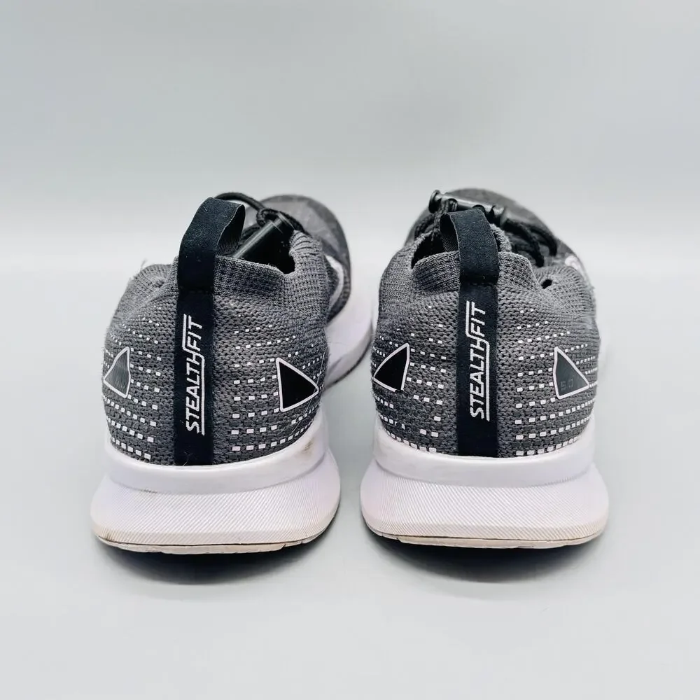 Brooks Shoes Women 9.5 Black Gray Levitate StealthFit 5 Running Athletic Sneaker